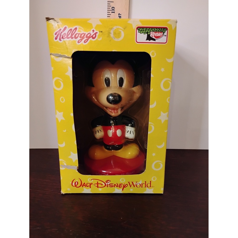 Vintage 2002‎ Kellogg's Walt Disney World Mickey Mouse Bobblehead Keebler Promo